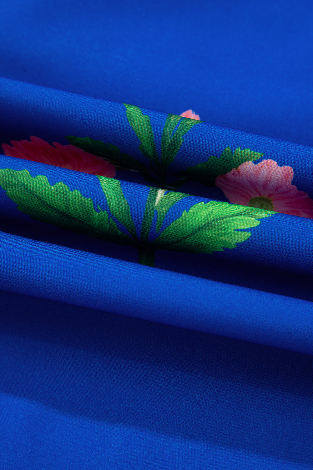 Rose Striped Trim Short Sleeve Split Neck Floral Mini Dress Short Dresses 1f1c993ea507d154