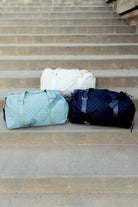 Black Plaid Large Capacity Travel Duffle Bag Bags 1f9ae6858321edaf