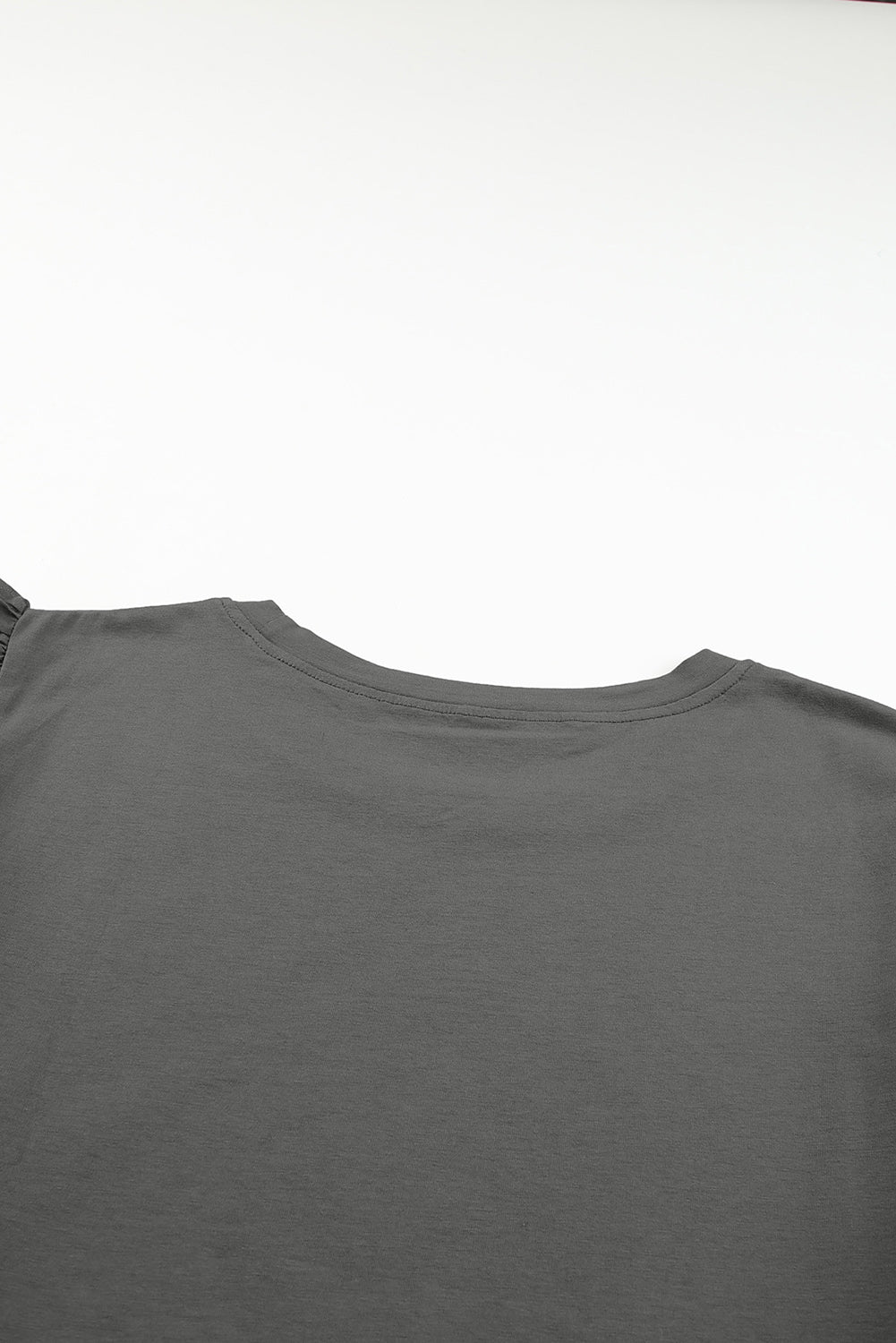 Gray Plus Size Flutter Sleeve Top Plus Size Tops 1f9becb8ed361425