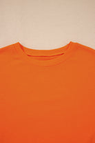 Sky Blue Varsity Stripe Detail Drop Shoulder Pullover Mini Skort Set Two Piece Shorts Sets 20cec435a44a4422