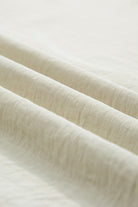 Beige Crinkle Pocket Half Sleeve Shirt Blouses 23cd9a681ed97906