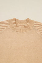 Smoke Gray Lantern Sleeve Sweater Pleated Knitted Mini Skirt Set Two Piece Skirt Sets 25a93a657e91c906