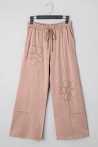 Buckskin Flower Patch Mineral Washed Cropped Wide Leg Pants Pants 289766b4e00537e3