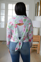 BeautybyShree Thinking On It Open Back Floral Top