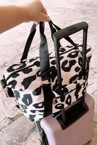 Bright Pink Leopard Print Luggage Tote Bag Tote Bags 2dae384608737646