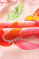 Beige Floral Print Shirred Detail Puff Sleeve Flowy Maxi Dress Maxi Dresses 3007d095955223f6