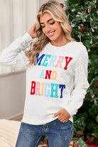 White XOXO Chenille Letter Patch Quilted Sweatshirt Sweatshirts & Hoodies 3012b67bace25c98