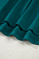 Evergreen Sheer Lace Balloon Sleeve Babydoll Blouse Blouses 31bee1a1af16caa1