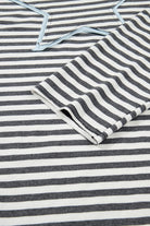 Gray Stripe Contrast Star Stitched Plus Size Long Sleeve Top Plus Size Tops 38452ea943ef5592