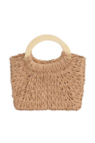 Camel Retro Straw Woven Tote Bag Tote Bags 3b1ff193457fa2f6