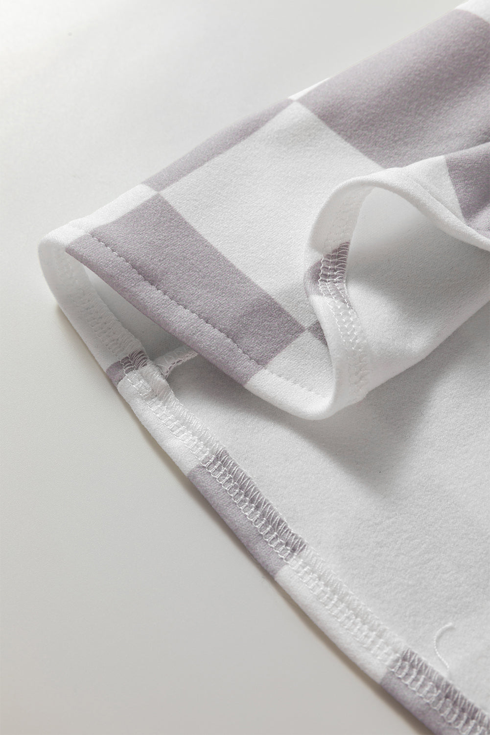 Khaki Checkerboard Flap Pocket Button Front Shacket Jackets 3febb54616667403