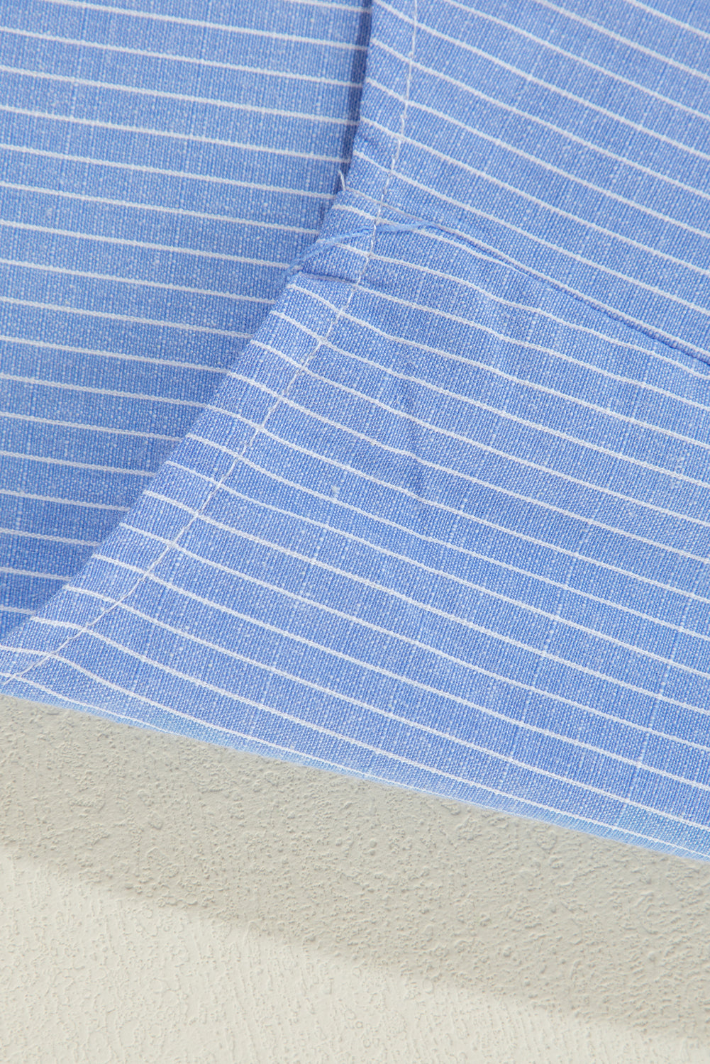 Black Stripe Roll-tab Sleeve Pocketed Tunic Shirt Shacket Long Sleeve Tops 40d8023368710e3c