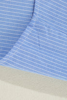 Black Stripe Roll-tab Sleeve Pocketed Tunic Shirt Shacket Long Sleeve Tops 40d8023368710e3c