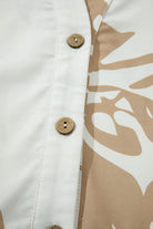 Khaki Abstract Print Ruffle Sleeve Tiered A-line Plus Size Long Dress Plus Size Dresses 4198705f7f763462