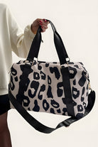 Bright Pink Leopard Print Luggage Tote Bag Tote Bags 4582a7a2b2be01b8