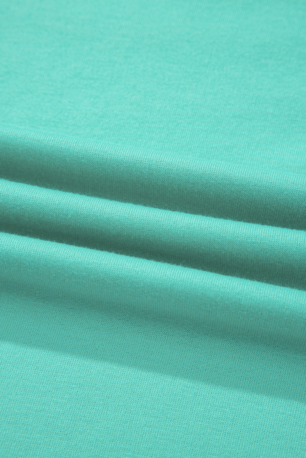 Sea Green Solid Color Plus Size Pullover and Loose Shorts Set Plus Size Matching Sets 49f2feeb1a62d56d