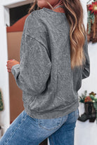 High-rise saved by grace Letter Embroidery Mineral Wash Loose Sweatshirt Sweatshirts & Hoodies 4f90c278e6ca2106