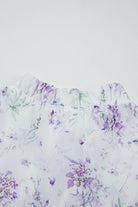 Purple Floral Print Split Neck Plus Size Top Plus Size Tops 505dbecf1dd29f70