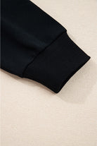 White Preppy Striped Sleeve Loose Sweatshirt Sweatshirts & Hoodies 54bdb0aec43c70bb