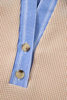 Parchment Plus Size Striped Contrast Trim Waffle Knit Collared Top Pre Order Plus Size 55e456c87246dbdf