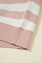 Apricot Cactus Pattern Button Front Knit Cardigan Cardigans 5767e89f34183157