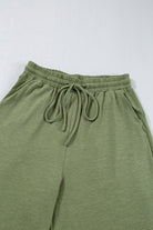 Dune Solid Color Ruffle Hem Wide Leg Pants Pants 58642bb60fad364a