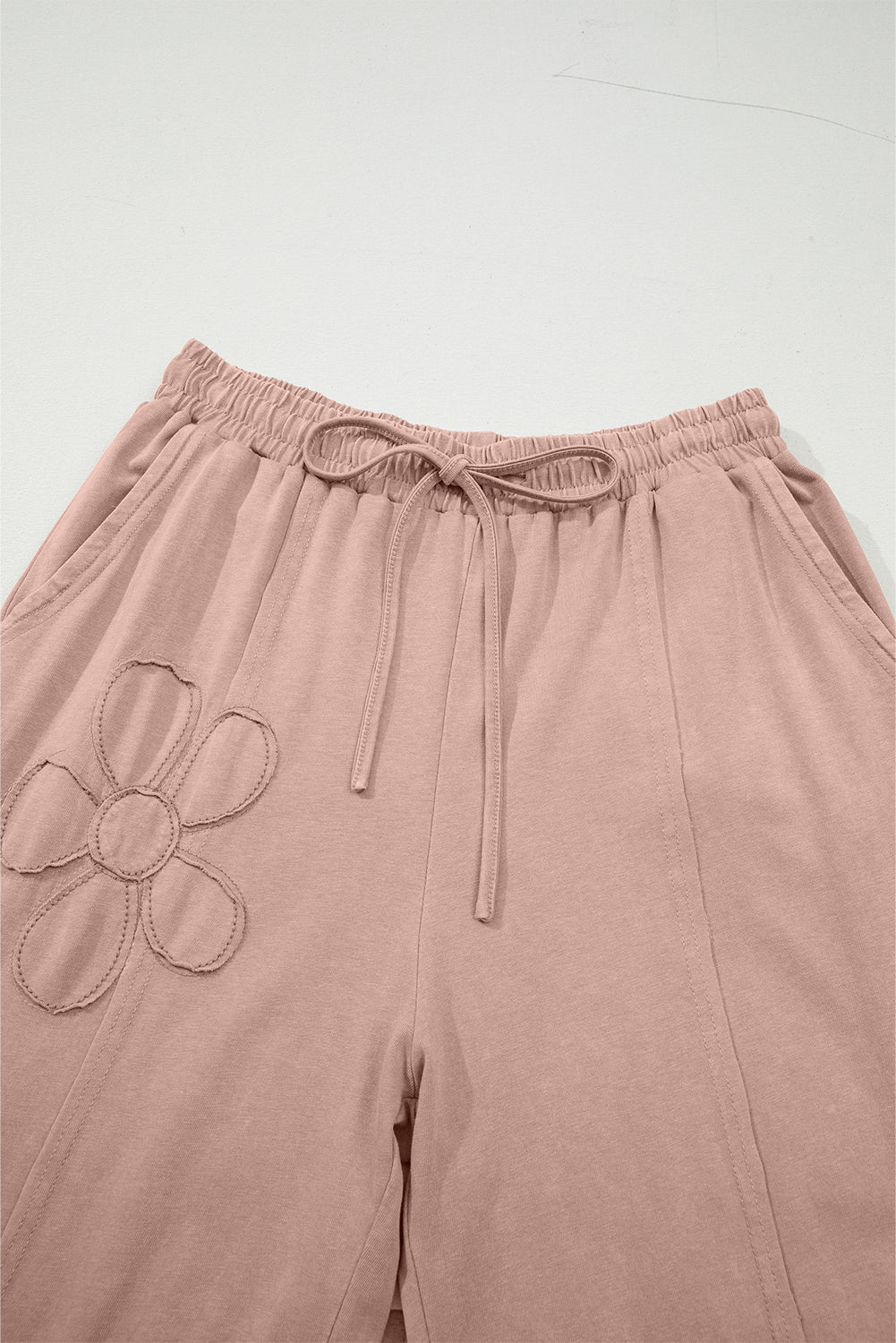 Buckskin Flower Patch Mineral Washed Cropped Wide Leg Pants Pants 602025022131f6bc