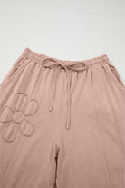 Buckskin Flower Patch Mineral Washed Cropped Wide Leg Pants Pants 602025022131f6bc