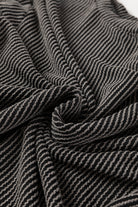 Carbon Grey Corded Long Sleeve Top and High Waist Shorts Set Two Piece Shorts Sets 609e2704a9d6c2b4