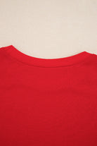 Sky Blue Varsity Stripe Detail Drop Shoulder Pullover Mini Skort Set Two Piece Shorts Sets 617ef3e60c92264e