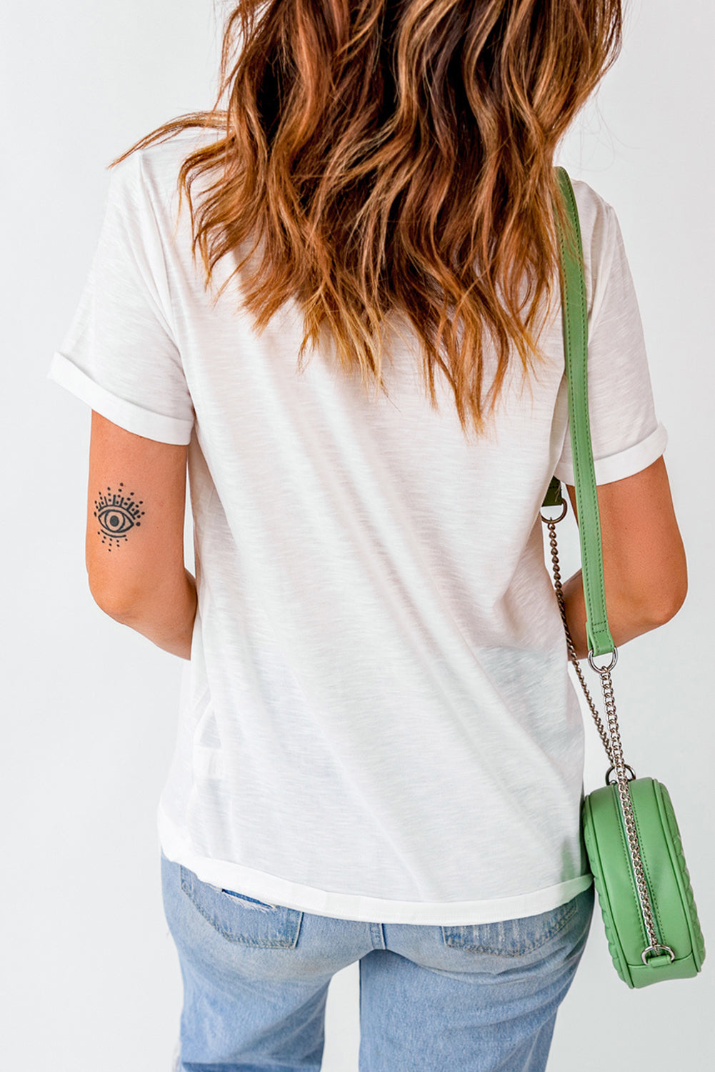 White Iis The Season Pumpkin Spice Terry Flocking Graphic Crewneck T Shirt Graphic Tees 6338b9077947ea86