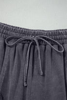 Buckskin Flower Patch Mineral Washed Cropped Wide Leg Pants Pants 68ce013ef6c8f2d2