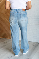 BeautybyShree Ramona High Rise Rigid Magic Destroyed Straight Jeans