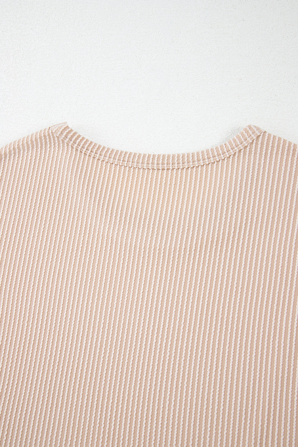 Carbon Grey Twisted Ribbed Textured Plain T Shirt T Shirts 7362a4727a678d0e