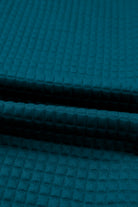 Skobeloff Checkered Texture Hooded Top and Loose Pants Set Two Piece Pants Sets 7367e9d4284e072a