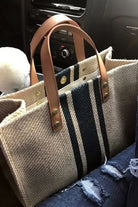 Black Large Striped Shoulder Bag Shoulder Bag 73c23ed26a9cef83