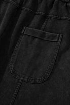 Bonbon Mineral Wash Exposed Seam Wide Leg Cargo Pants Pants 740c888786c566bc