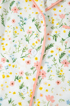 Beige Bow and Cherry Print Ruffle Hem Shorts Pajama Set Two Piece Shorts Sets 79a280c1da3943e1