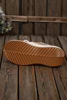 Fiery Red Rhinestone PU Leather Platform Casual Sneakers Sneakers 7ce5b05256e5da22