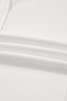 White Plus Size Exposed Seam Detail Contrast Dot Floral Patchwork Sleeve Sweatshirt Plus Size Tops 7f7145e0b685e568