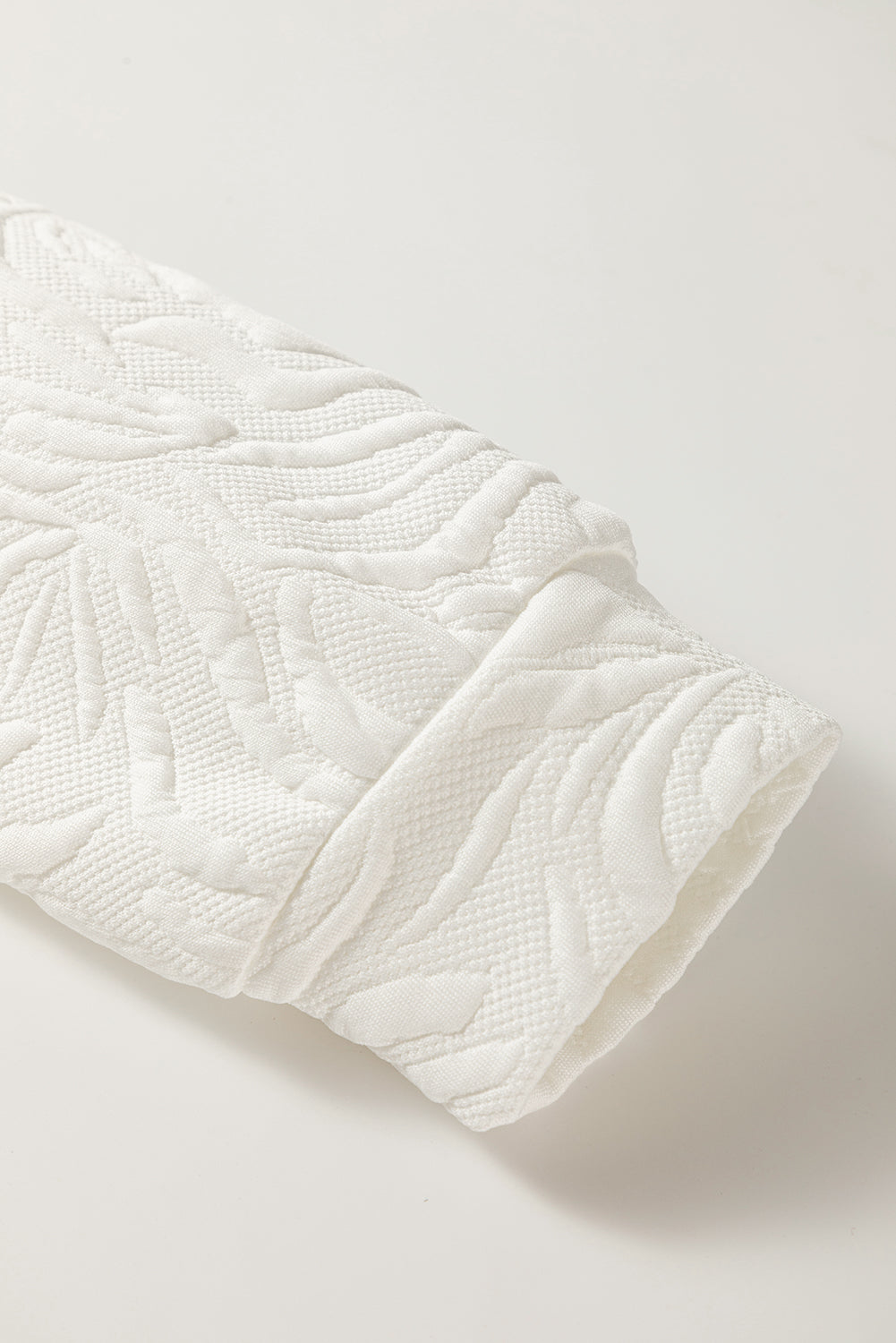 White Pop of Color Neckline Textured Mini Dress Short Dresses 80014ee9a9e857c8