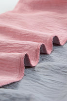 Beige Crinkle Pocket Half Sleeve Shirt Blouses 80ba4998c026203b