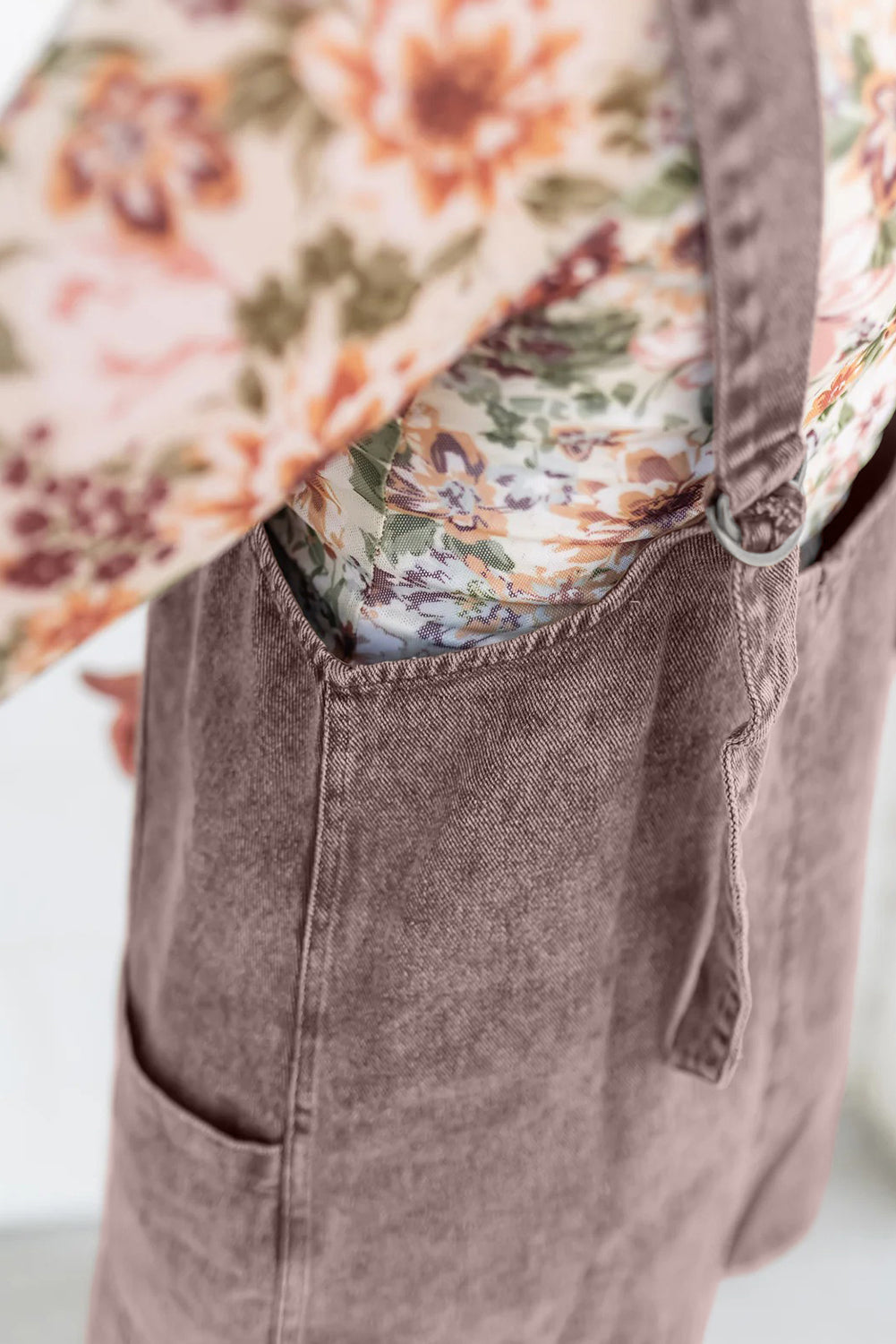 Goat Vintage Washed Denim V Neck Suspender Mini Dress Short Dresses 848fa847b2b042ca