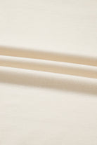 Beige Plus Size Plaid Patchwork Sleeve Pullover Top Plus Size Tops 89bfb8771bf8f53e