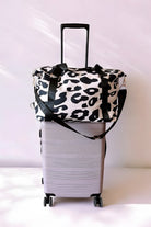 Bright Pink Leopard Print Luggage Tote Bag Tote Bags 8d59c549b116f74b