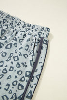 Khaki Leopard Print High Rise Knot Side Pants Pants 8f2c1df7ecf328ef