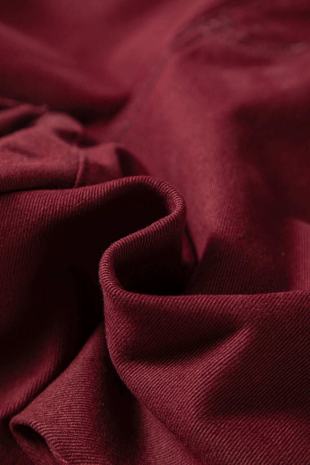 Coffee Solid Color Loose Straight High Waist Jeans Jeans 90899312bfef00fc