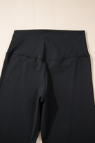 Black V Shape High Waist Flared Leggings Leggings 90fe2aea82c81e4f