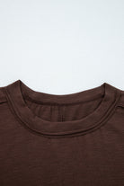 Light French Beige Sheer Lace Patchwork Casual Long Sleeve Tee Long Sleeve Tops 9212f09d8580e212