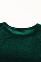 Evergreen Sequin Puff Sleeve High Waist Tiered Velvet Mini Dress Short Dresses 951bc29e7570a8f3